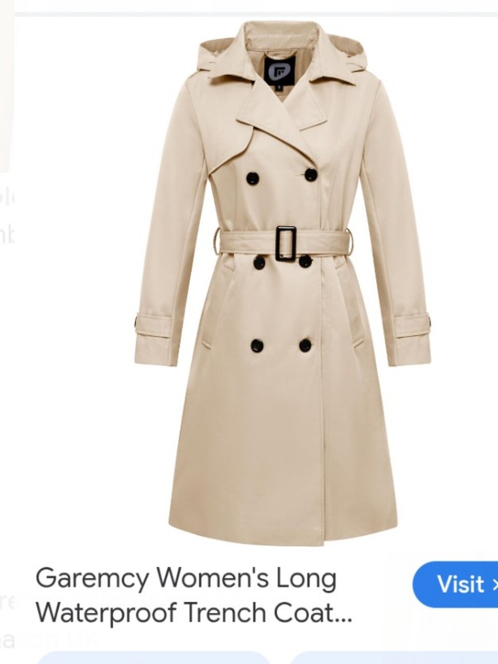 New W/Out Tags Trench Coat